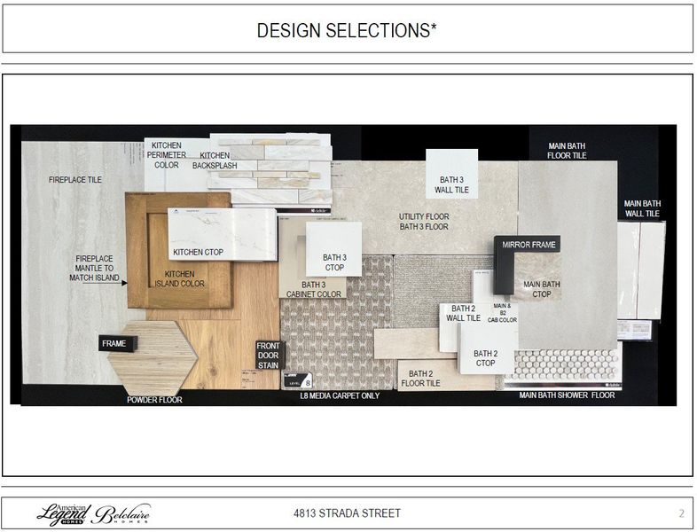 Representative photo of design selections for 4813 Strada Street Representative photo of design selections for 4813 Strada Street