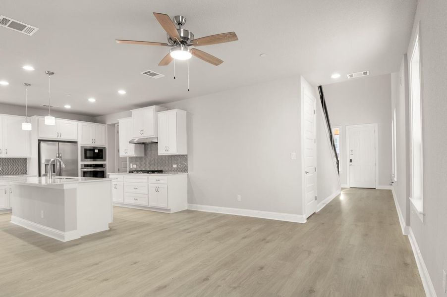 Furnished interior view inside a new home in Clear Creek, Round Rock (Image 14).