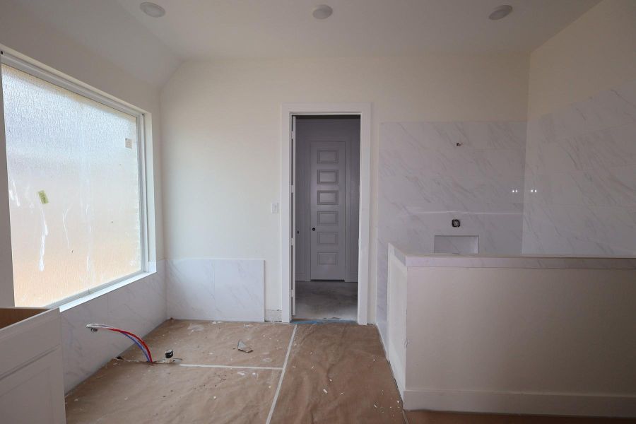 In-progress construction of a new home in Dunham Pointe, Cypress, TX (Image 42).