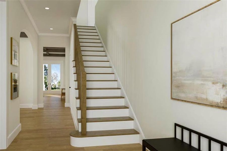 Furnished interior view inside a new home in , Marietta (Image 12).