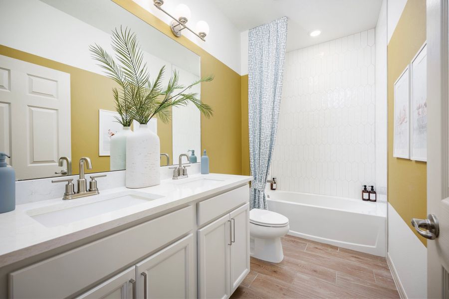 Representative furnished interior of a home built from the Miles by Risewell Homes in Trinity Gardens, Deland (Image 12).