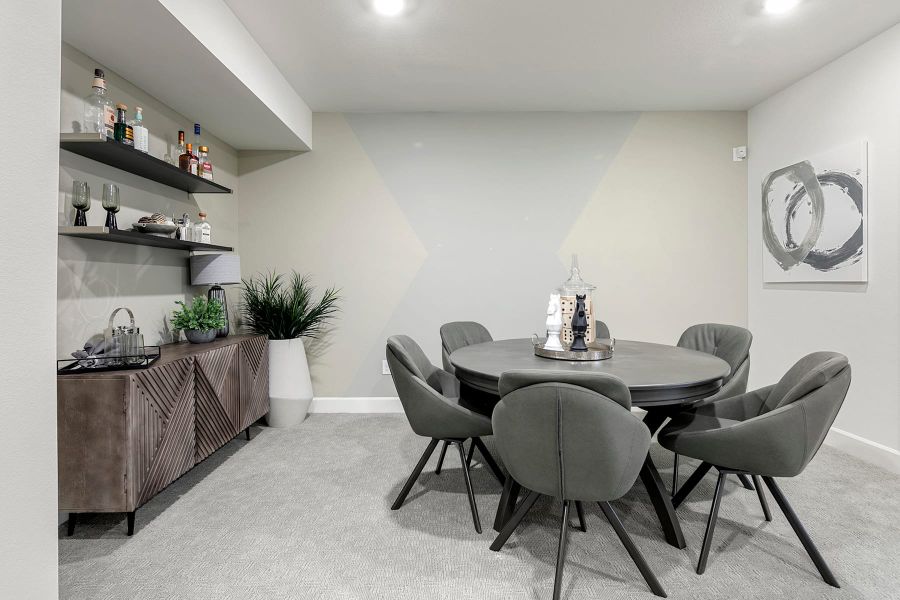 Representative furnished interior of a home built from the 4 by Tri Pointe Homes in Sugar Mill Village, Longmont (Image 9).