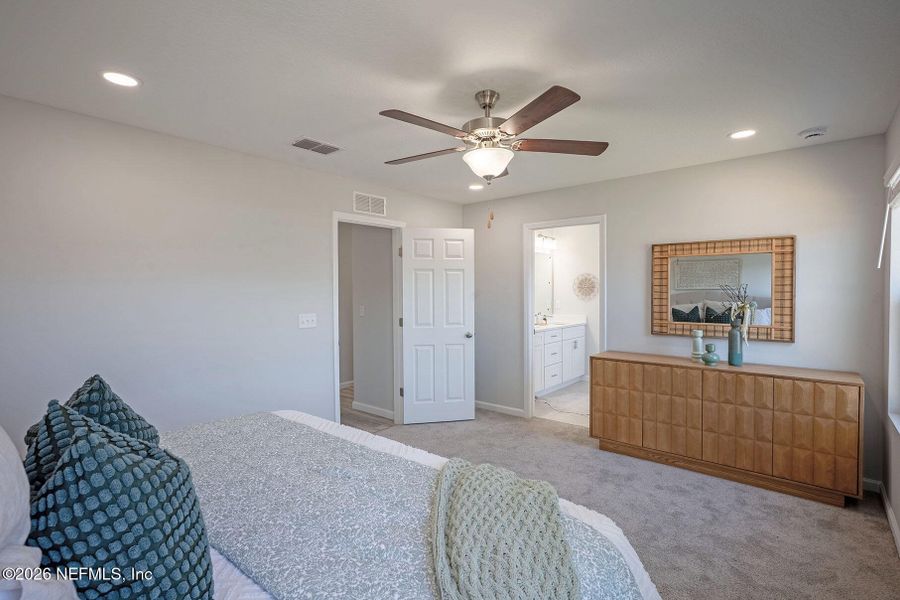 Furnished interior view inside a new home in , Jacksonville (Image 45).