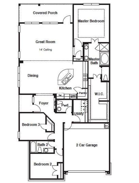 Capri Floor Plan in Willis Ranch, San Antonio | Sitterle Homes Capri Floor Plan in Willis Ranch, San Antonio | Sitterle Homes