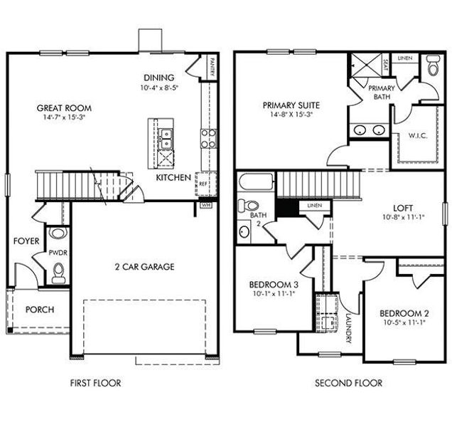 Photo is not of the actual home but is an inspirational photo of builder’s model home and may depict options, furnishings, and/or decorator features that are not included.