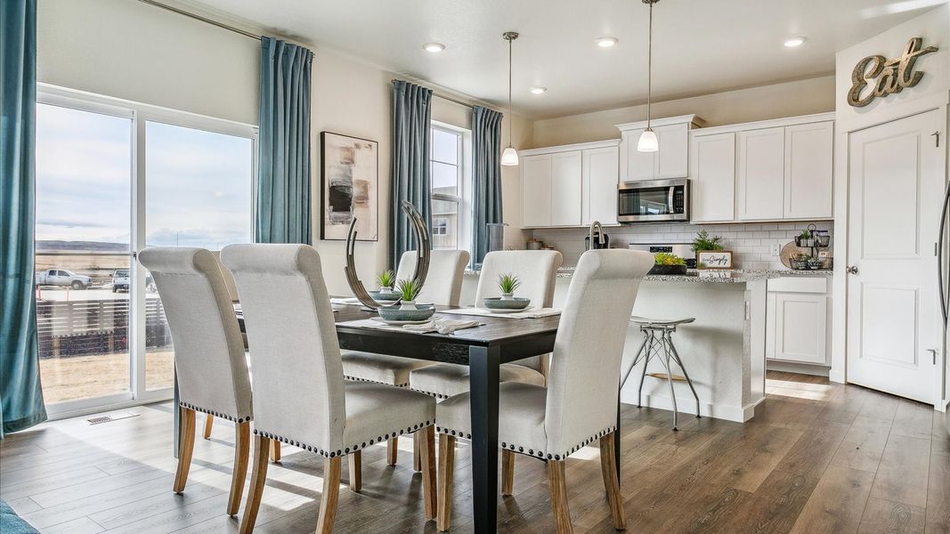 Furnished interior view inside a new home in Spring Valley Ranch, Elizabeth (Image 8).