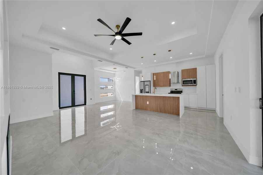 Spacious, unfurnished interior of a new home in , Cape Coral (Image 8). Spacious, unfurnished interior of a new home in , Cape Coral (Image 8).