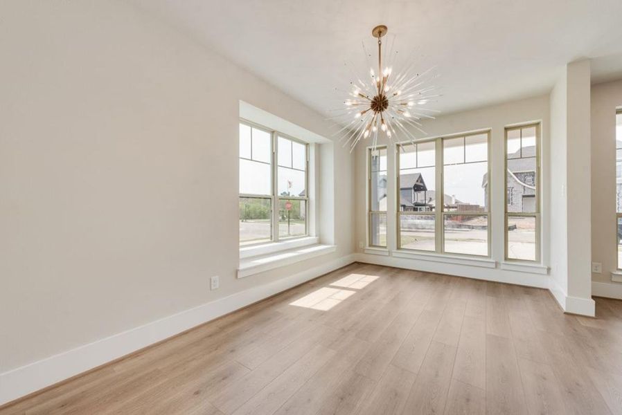 Spacious, unfurnished interior of a new home in Park Place, Prosper (Image 25). Spacious, unfurnished interior of a new home in Park Place, Prosper (Image 25).