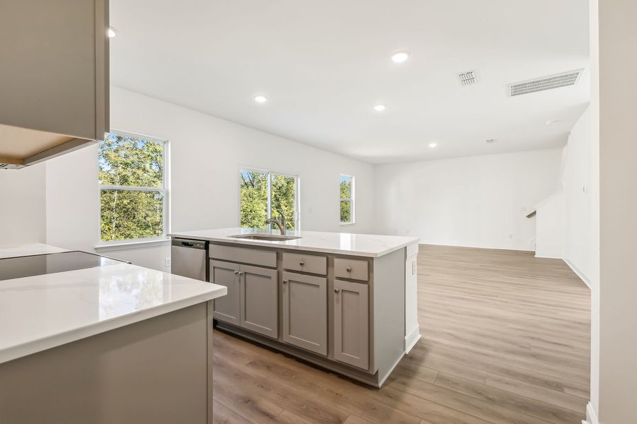 Representative furnished interior of a home built from the Westmore by Ashton Woods in Cades Bluff, Lebanon (Image 4).