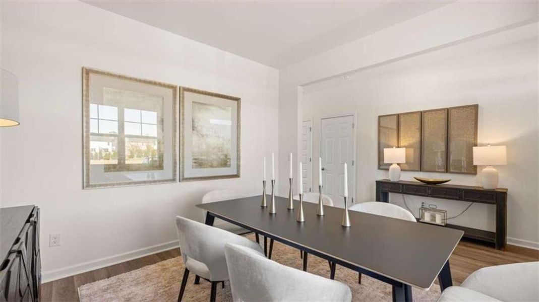 Furnished interior view inside a new home in Poplar Preserve, Newnan (Image 8).