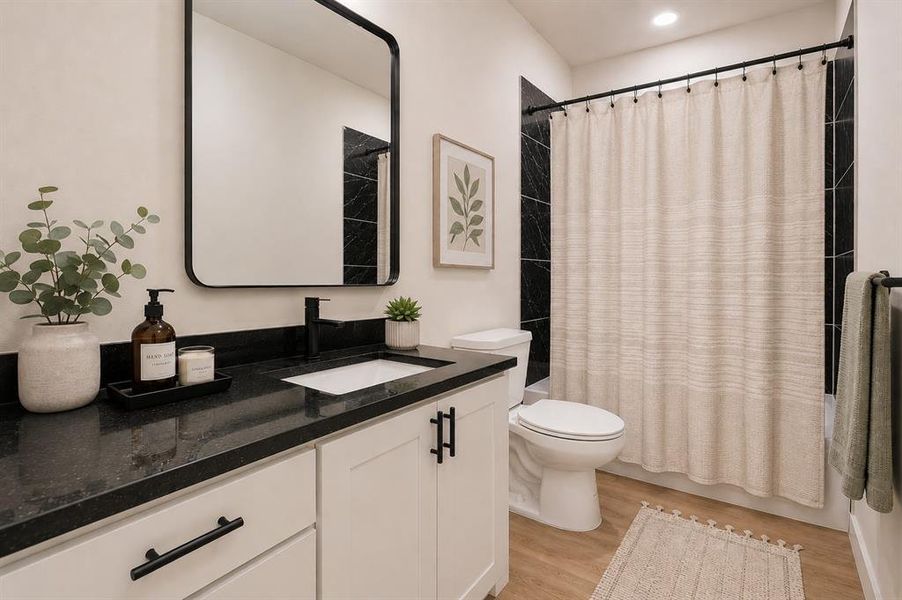 Furnished interior view inside a new home in , Bridgeport (Image 17).