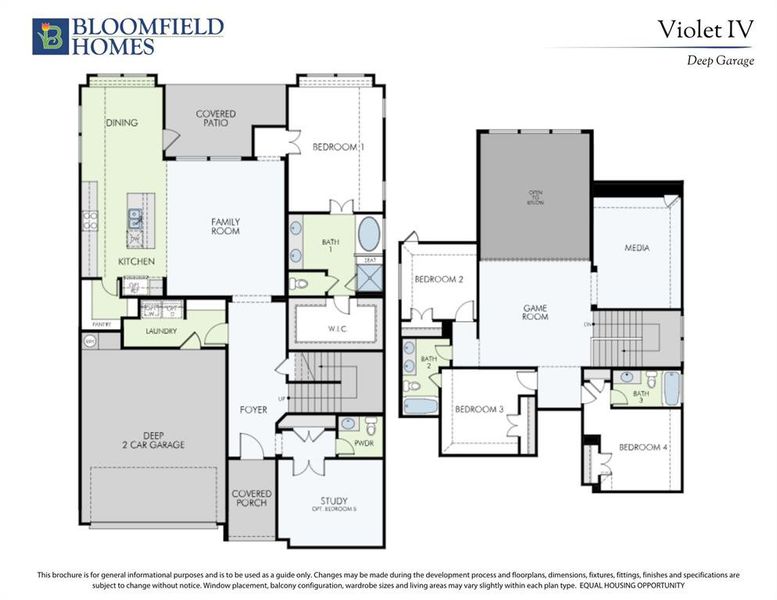 2D floor plan layout of this home in Sable Creek, Sanger, TX (Image 5).