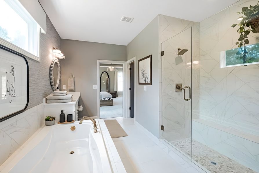 Furnished interior view inside a new home in Woodberry, Canton (Image 10).
