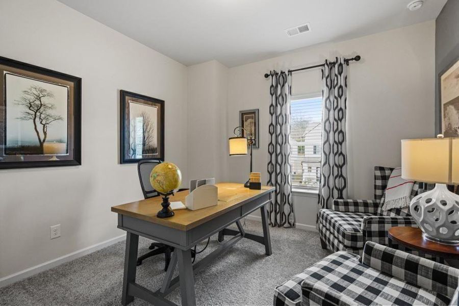 Furnished interior view inside a new home in Townes At The Stiles, Cartersville (Image 4).