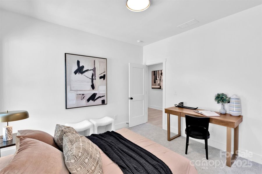 Furnished interior view inside a new home in , Charlotte (Image 8).