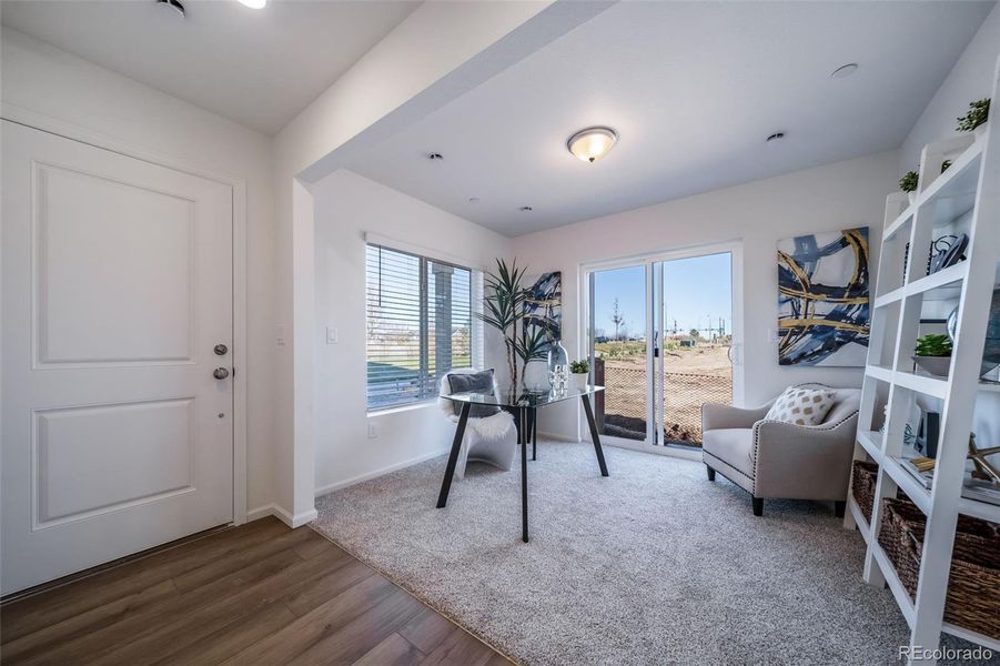 Furnished interior view inside a new home in , Commerce City (Image 16).
