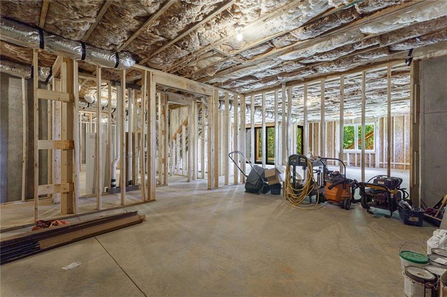 In-progress construction of a new home in , Cumming, GA (Image 111).