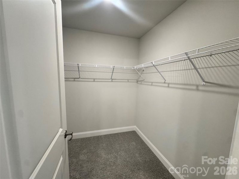 Oversized walk-in closet  Representative Photo