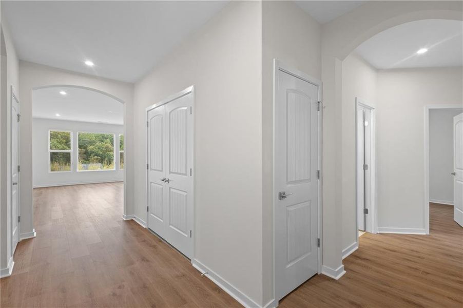 Spacious, unfurnished interior of a new home in , Braselton (Image 14). Spacious, unfurnished interior of a new home in , Braselton (Image 14).