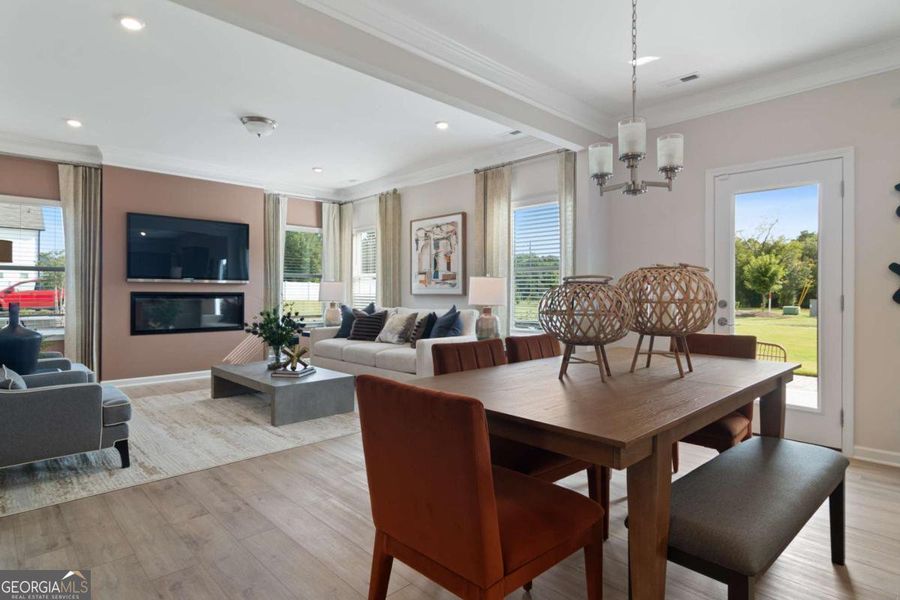 Furnished interior view inside a new home in Avalon, Perry (Image 3). Furnished interior view inside a new home in Avalon, Perry (Image 3).