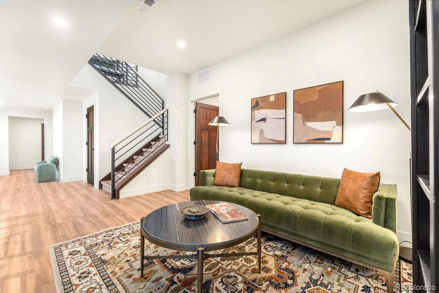 Furnished interior view inside a new home in , Parker (Image 28).