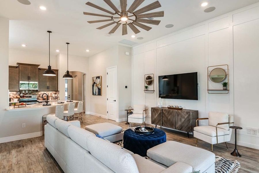 Representative furnished interior of a home built from the Sweetwater by William Ryan Homes in Myers Estates, Seffner (Image 20).