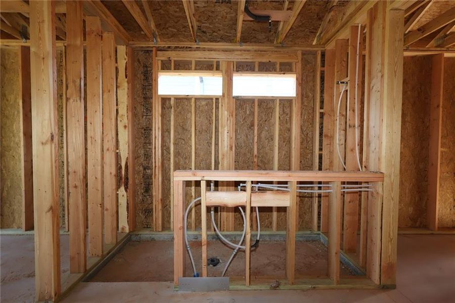 In-progress construction of a new home in Maple Grove at Towne Lake, Woodstock, GA (Image 6).