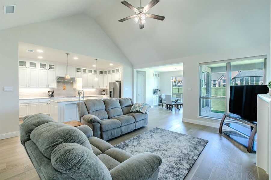 Furnished interior view inside a new home in , Midlothian (Image 6). Furnished interior view inside a new home in , Midlothian (Image 6).