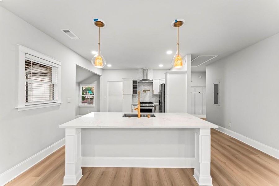 Furnished interior view inside a new home in , Atlanta (Image 11). Furnished interior view inside a new home in , Atlanta (Image 11).