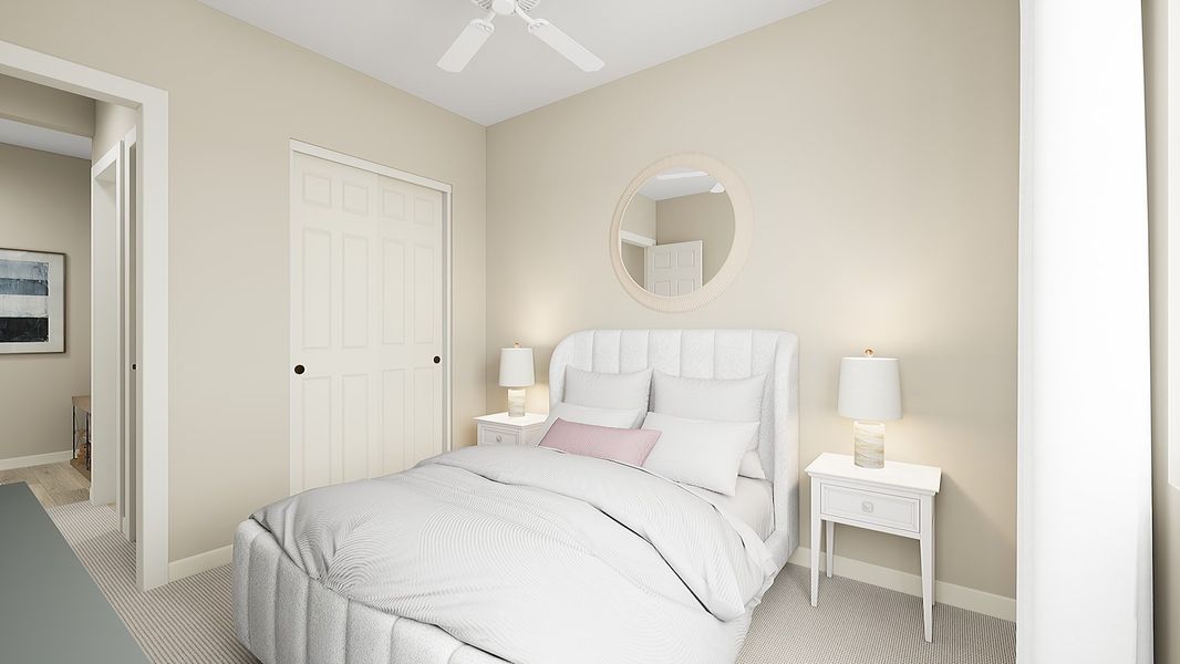 Representative furnished interior of a home built from the Artesa Plan 3515 by Tri Pointe Homes in Waterston Central, Gilbert (Image 13).