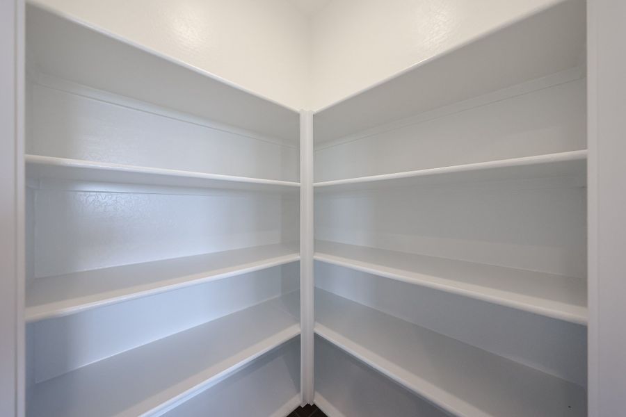 A white shelf with white shelves.