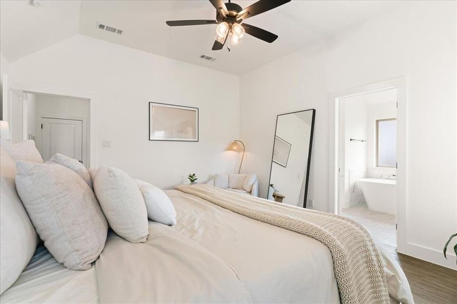 Furnished interior view inside a new home in , Springtown (Image 10).