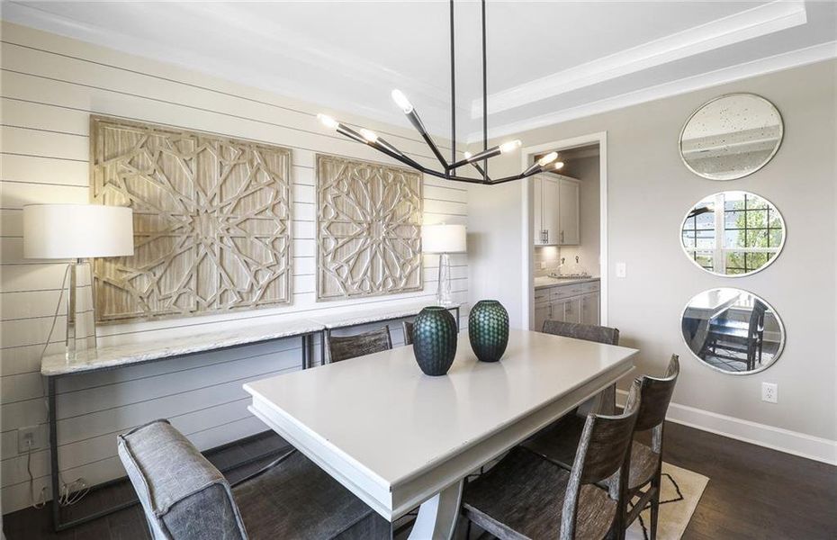 Furnished interior view inside a new home in Sierra Creek, Hoschton (Image 7).