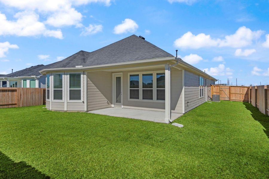 Exterior details and patio area of a home in Windcress, Cove (Image 3). Exterior details and patio area of a home in Windcress, Cove (Image 3).