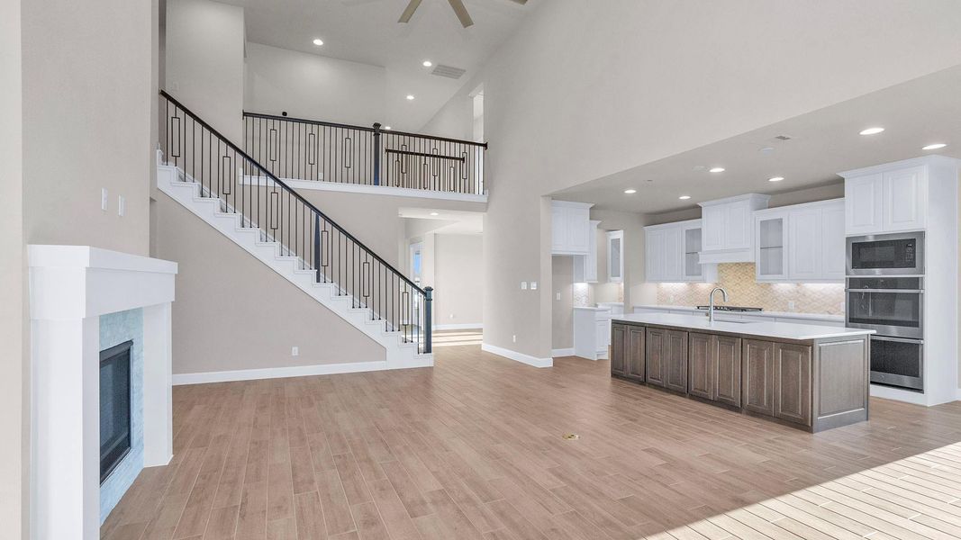 Furnished interior view inside a new home in Briarley 60', Montgomery (Image 14).