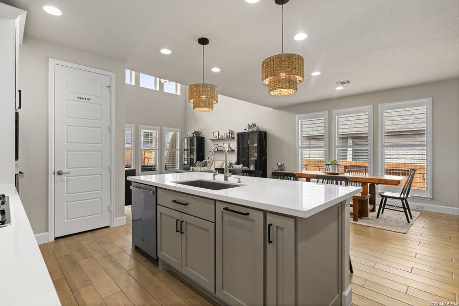 Furnished interior view inside a new home in Veramendi, New Braunfels (Image 38).