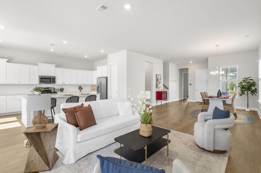 Furnished interior view inside a new home in , Summerville (Image 43).