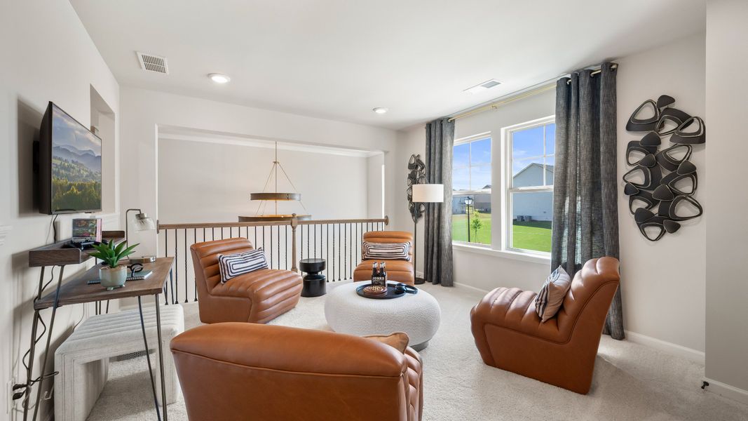 Representative furnished interior of a home built from the Clarity by DRB Homes in Adagio, Dacula (Image 7).