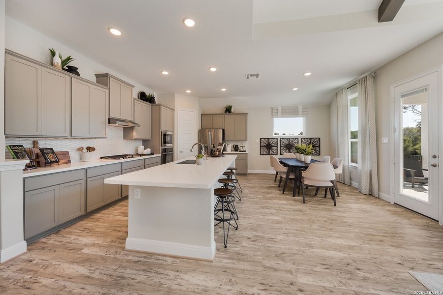 Furnished interior view inside a new home in Esperanza, Boerne (Image 9).
