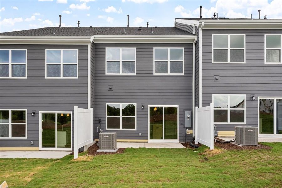 Exterior details and patio area of a home in Sweetbrier, Durham (Image 21). Exterior details and patio area of a home in Sweetbrier, Durham (Image 21).