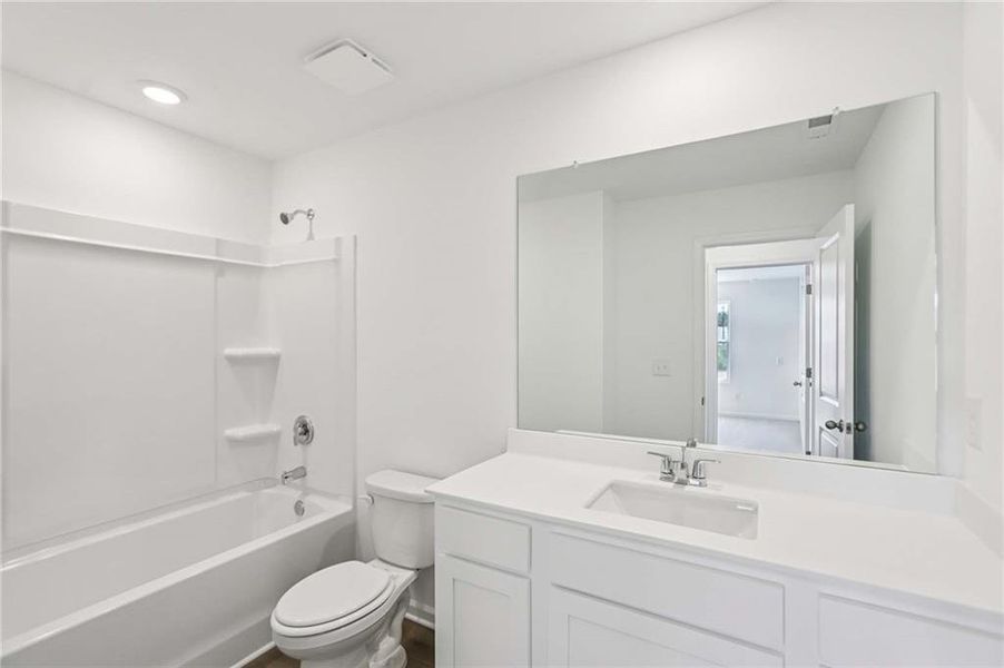 Furnished interior view inside a new home in The Pointe at Heron Bay, Locust Grove (Image 10).