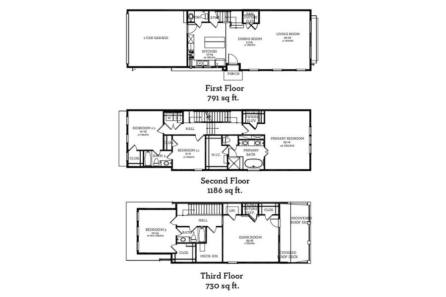 2D floor plan layout of this home in Timbergrove Green, Houston, TX (Image 2). 2D floor plan layout of this home in Timbergrove Green, Houston, TX (Image 2).