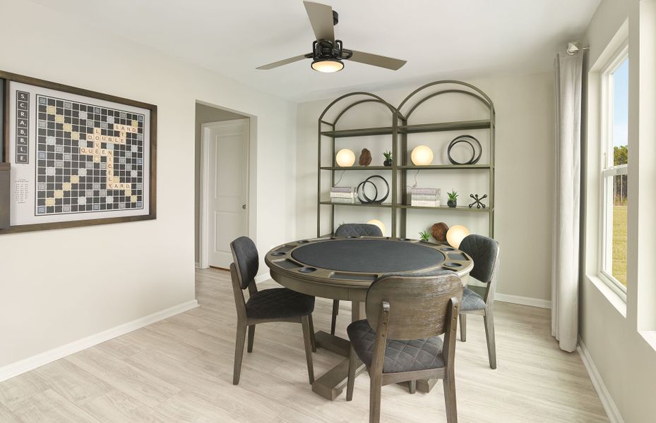 Furnished interior view inside a new home in Del Webb Charleston at Nexton, Summerville (Image 8).