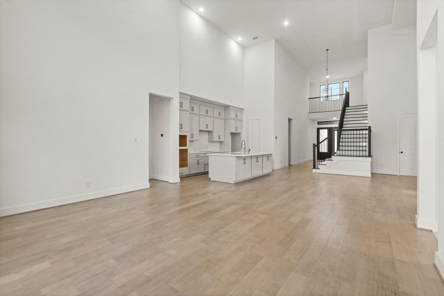 Spacious, unfurnished interior of a new home in Legacy Prairie at Katy Court 60', Katy (Image 13).