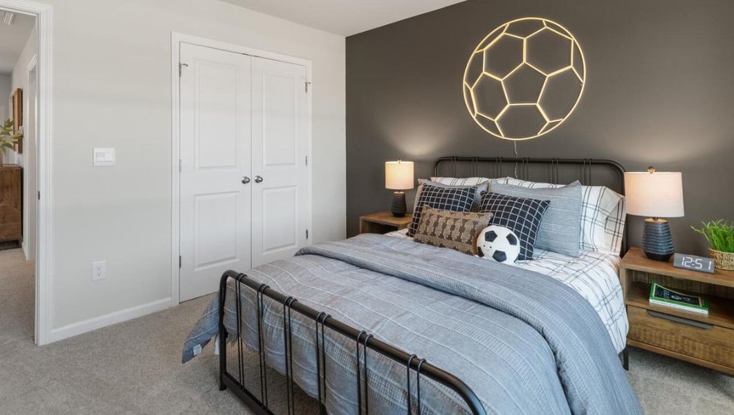 Furnished interior view inside a new home in The Willows at Blake Farm, Wilmington (Image 27).