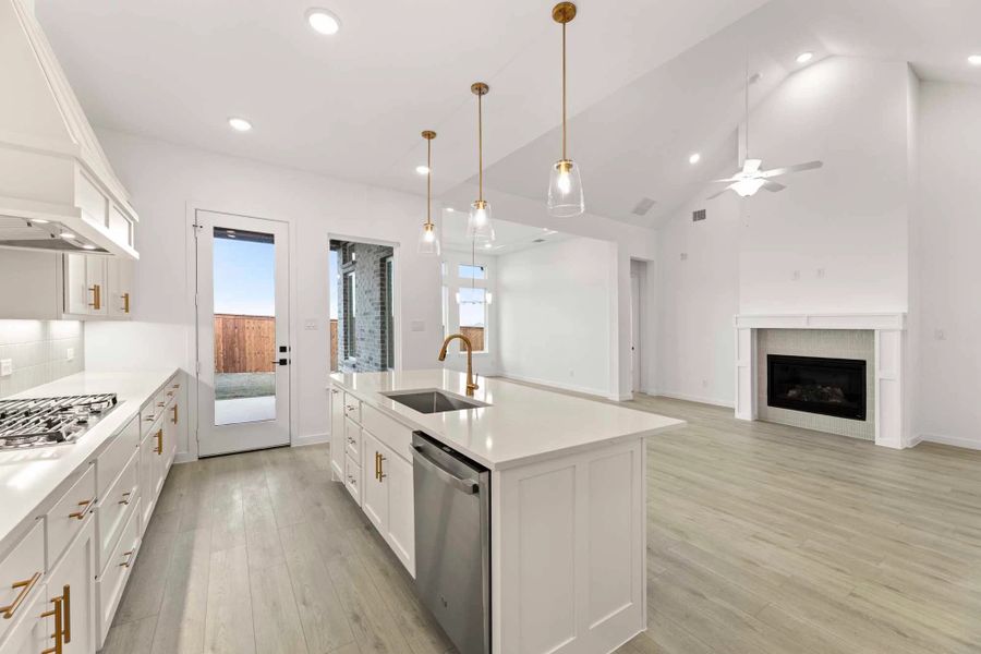 Open Kitchen-Living Room