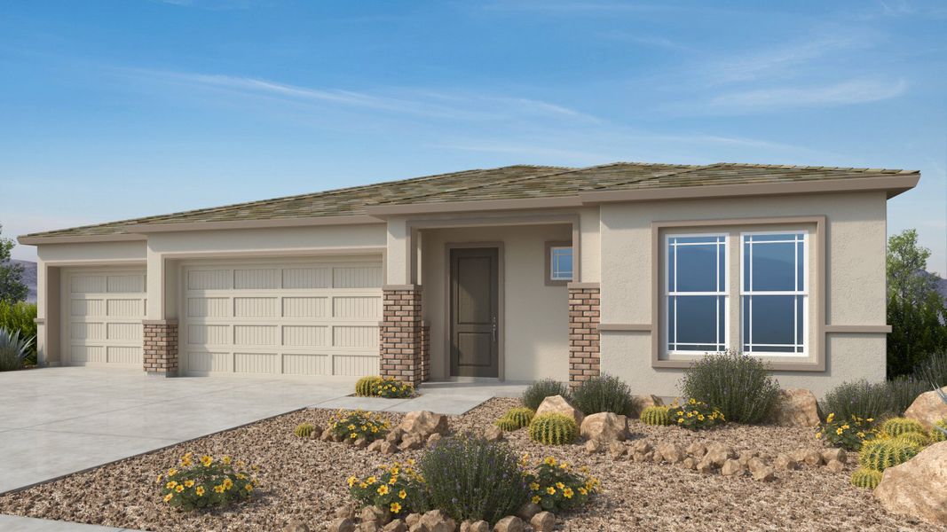 Representative exterior photo of a completed home built from the Goldcrest by Taylor Morrison in Verdin Odyssey Collection, Phoenix, AZ (Image 4).