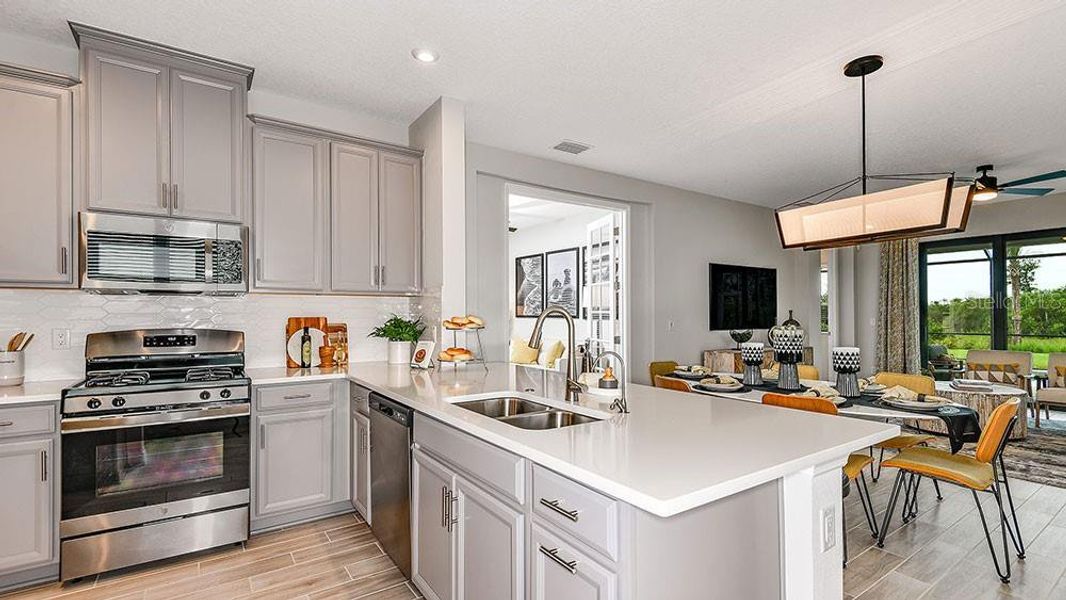 Furnished interior view inside a new home in Skye Ranch Community Group Page, Sarasota (Image 24).