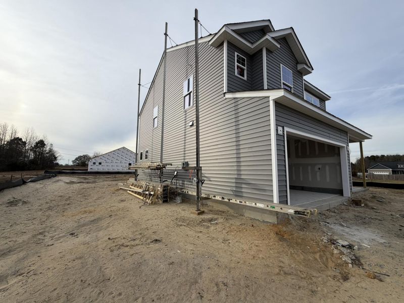 In-progress construction of a new home in Black Forest Pointe, Benson, NC (Image 5).
