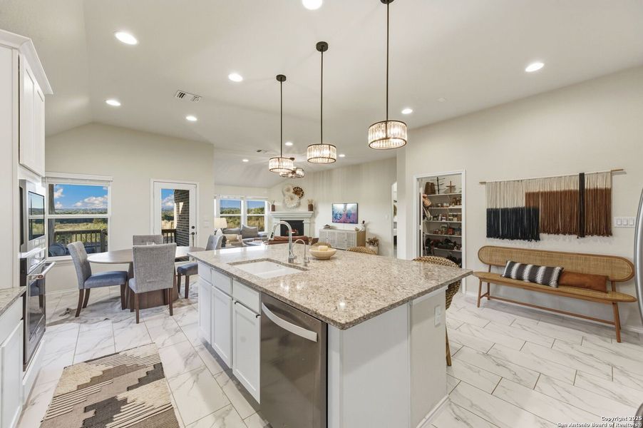Furnished interior view inside a new home in , New Braunfels (Image 7). Furnished interior view inside a new home in , New Braunfels (Image 7).